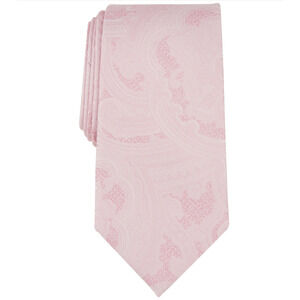 Michael Kors Men Farington Paisley Tie Pink One Size